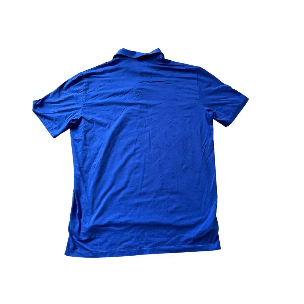 Polo Golf Ralph Lauren Shirt Mens XL Blue Stretch Lisle Polo Short Sleeve Pony